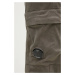 Kalhoty C.P. Company Stretch Sateen Ergonomic Lens Single Cargo Pants pánské, zelená barva, 17CM