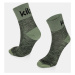 Kilpi SPEED-U Unisex běžecké ponožky TU0802KI Tmavě zelená