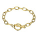 Marc Malone Pozlacený řetízkový náramek Raegan Gold Bracelet MCB23064G