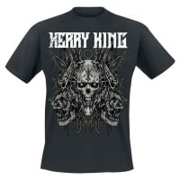 Kerry King Multi Skull Green Tričko černá