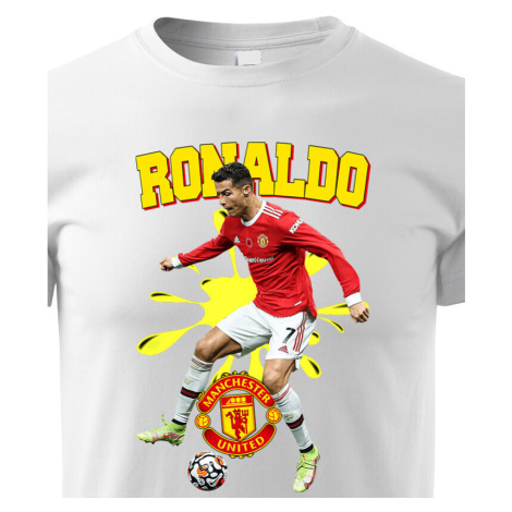Dětské tričko s potiskem  Cristiano Ronaldo -  dětské tričko pro milovníky fotbalu BezvaTriko