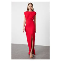 Trendyol Red Woven Elegant Evening & Graduation Dress