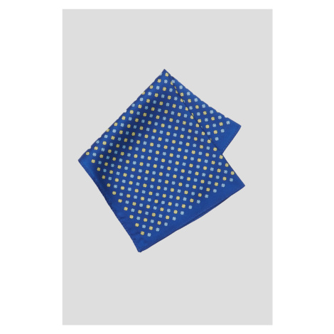 ALTINYILDIZ CLASSICS Men's Navy Blue-Yellow Patterned Handkerchief AC&Co / Altınyıldız Classics