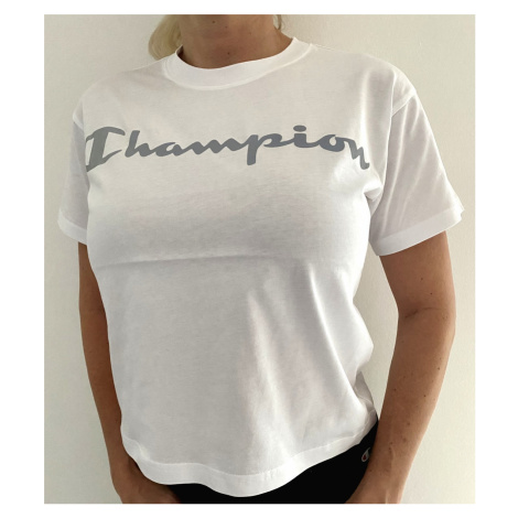 Dámské triko Champion 113290 bílé | bílá