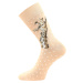 Lonka Foxana Dámské bambusové ponožky BM000004111200100588 žirafy