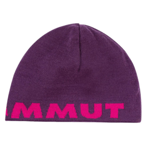 Čepice Mammut Logo Beanie Barva: růžová/fialová