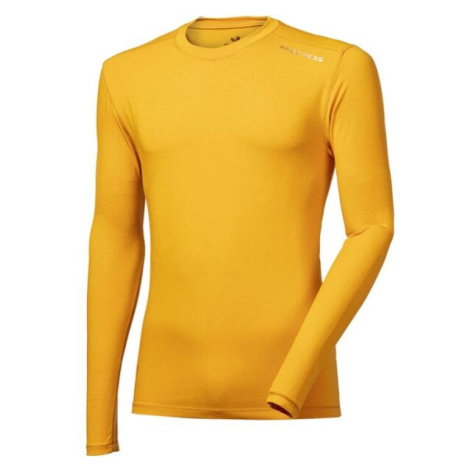 PROGRESS CC TDR Pánské funkční triko s dlouhým rukávem, žlutá, velikost