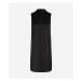 Šaty karl lagerfeld rhinestone shift bow dress black