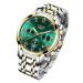 Lige Pánské hodinky zelená - 9810-3