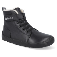 Barefoot dětské zimní boty Be Lenka - Winter Kids černé