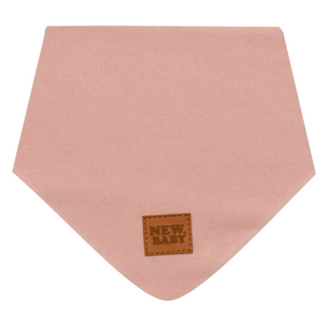 Kojenecký bavlněný šátek na krk New Baby Favorite růžový - Kojenecký bavlněný šátek na krk New B