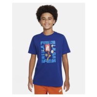 Nike FC Barcelona SS Bxy Chrctr Tee Jr Shirt FQ6576-455