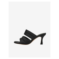 Černé dámské pantofle na podpatku ONLY Alysssa-4 - Dámské