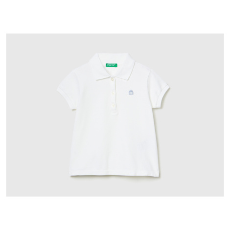 Benetton, Regular Fit Polo In Organic Cotton United Colors of Benetton