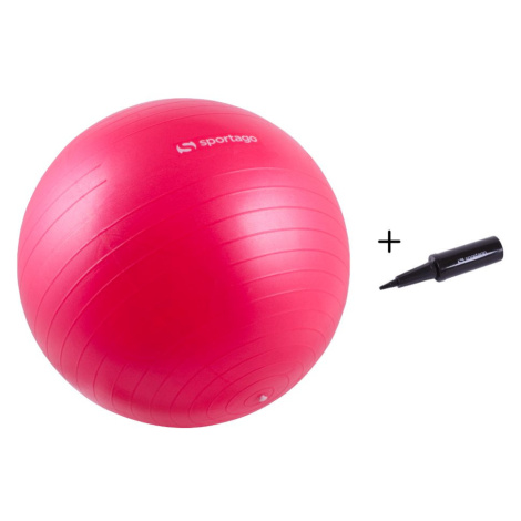 Gymnastický míč Sportago Anti-Burst 55 cm, včetně pumpičky - červená
