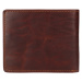 Lagen Pánská kožená peněženka 266-3701/M kolo - hnědá