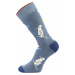 Froté ponožky Lonka - Frooloo, medvědi na lyžích Barva: Modrá