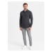 Men's REGULAR cotton single jersey knit shirt - graphite V6 OM-SHCS-0138