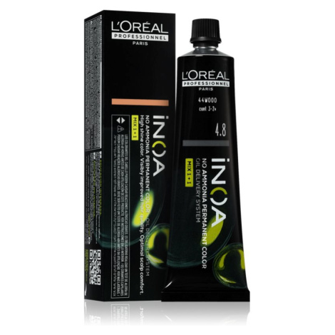 L’Oréal Professionnel Inoa permanentní barva na vlasy bez amoniaku odstín 4.8 60 ml L’Oréal Paris