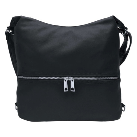 Velký černý kabelko-batoh 2v1 s praktickou kapsou Tapple
