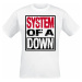 System Of A Down Triple Stack Box Tričko bílá