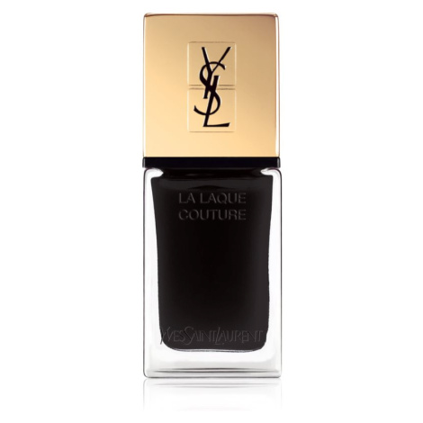 Yves Saint Laurent La Laque Couture lak na nehty odstín 73 Noir Over Noir 10 ml