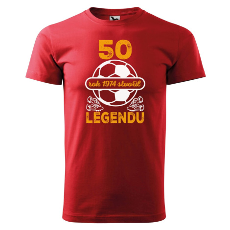 DOBRÝ TRIKO Pánské tričko s potiskem 50 let legenda fotbal