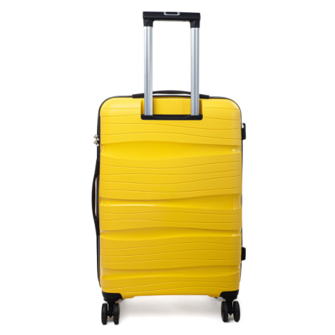 Rogal Žlutý prémiový příruční kufr do letadla "Royal" - M (35l)