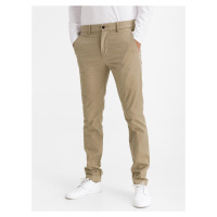 Béžové pánské kalhoty modern khakis in skinny fit with GapFlex