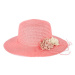 Dívčí klobouček Art of Polo 22123 Bouquet Světle růžová