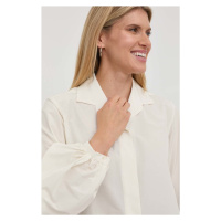 Košile Weekend Max Mara dámská, béžová barva, relaxed, s klasickým límcem