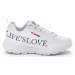 Lotto LOVE RIDE AMF PRIME PRT W Dámská volnočasová obuv, bílá, veľkosť 38.5