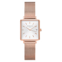 Rosefield The Mini Boxy XS White Sunray Mesh Rose gold QMWMRG-Q040