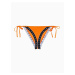Oranžový spodní díl plavek Cheeky String Side Tie Vermillion Orange Calvin Klein Underwear