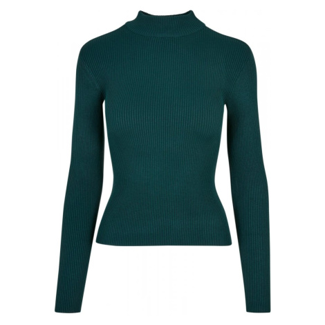 Ladies Rib Knit Turtelneck Sweater - jasper Urban Classics