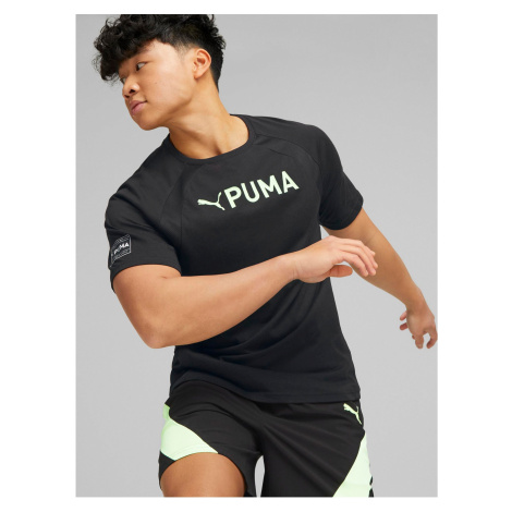 Černé pánské sportovní tričko Puma Fit Ultrabreathe Triblend