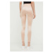 Legíny Emporio Armani Underwear dámské, růžová barva, s potiskem