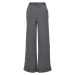 Ladies Heavy Terry Garment Dye Slit Pants - darkshadow