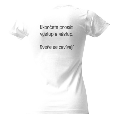 Dámské tričko Dámské tričko s nápisem na zádech