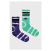 Ponožky adidas Originals (2-pack) HC9538 dámské, zelená barva, HC9538-HIRGR/PURP