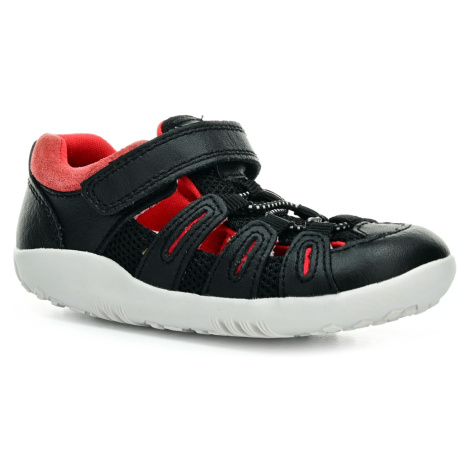 Bobux Summit Black - Radiant Red Multi