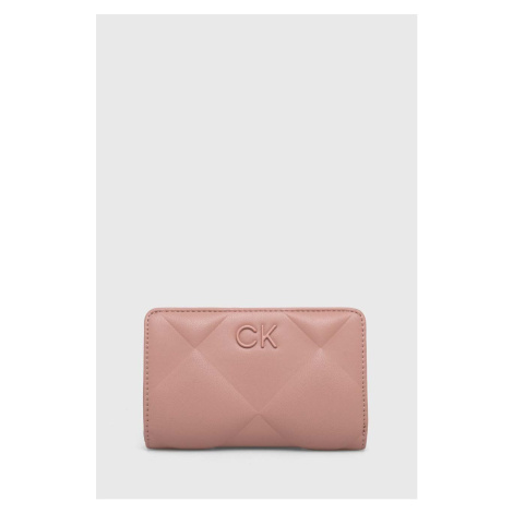 Peněženka Calvin Klein růžová barva, K60K611374
