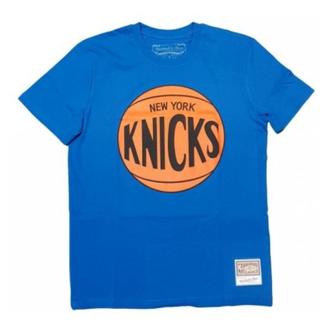 Mitchell &Ness NBA New York Knicks Team Logo Tee M BMTRINTL1268-NYKROYA tričko Mitchell & Ness