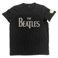 The Beatles Tričko Drop T Logo App Slub Unisex Black