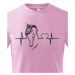 Dětské tričko pro milovníky koní - Tep a kůň 2