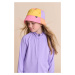 Dětská bavlněná čepice Reima růžová barva