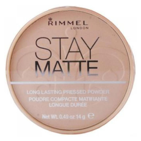 RIMMEL LONDON Stay Matte Kompaktní pudr 002 Pink Blossom 14 g