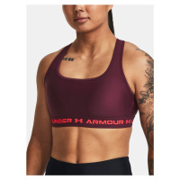 Under Armour Podprsenka Crossback Mid Bra-MRN - Dámské