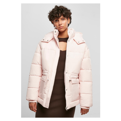 Dámská bunda Puffer Jacket růžová Urban Classics