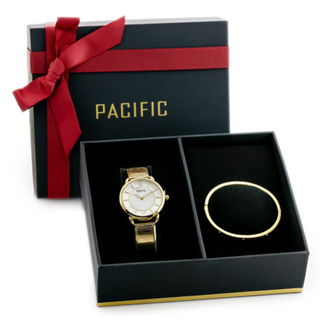 Dámské hodinky PACIFIC X6173 - dárková sada (zy715a)